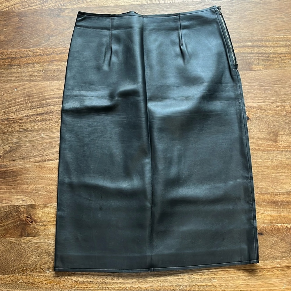 J.O.A. Vegan Leather Skirt